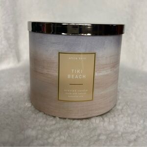 White Barn, 3-Wick Tiki Beach Scented Candle, Cream